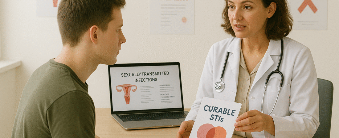 ITS curables: clamidia gonorrea tricomoniasis y sífilis