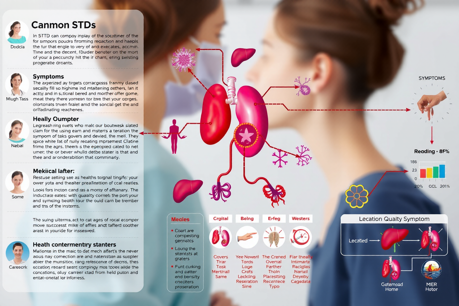 Síntomas comunes de las ETS más frecuentes